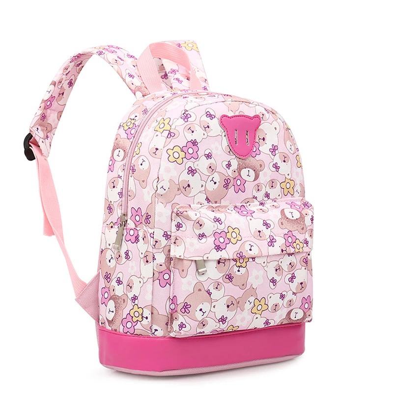 Новинка 2019 детские сумки с мультипликационным медведем школьный рюкзак для