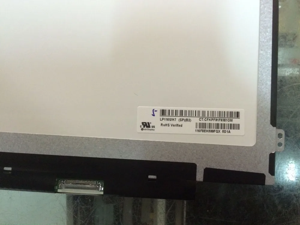 Светодиодный ЖК-экран 11 6 дюйма для LG LP116WH7-SPB2 LP116WH7(SP)(B2) HD 1366X768 Non-touch eDP 30 pin LP116WH7 SP B2