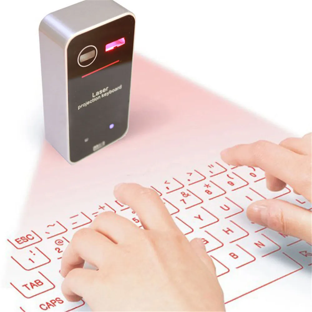 Laser Projection Keyboard Portable Mini Wireless Virtual Keypad Bluetooth with Mouse Function | Компьютеры и офис