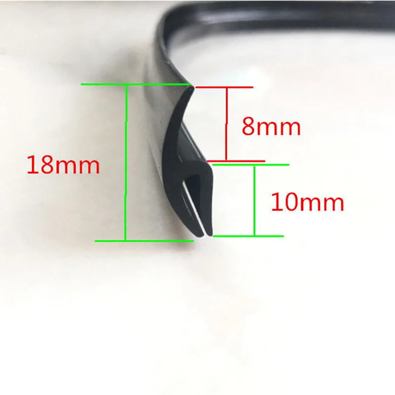 Универсальная защитная Резиновая лента для лобового стекла 1 7 м|Уплотнители