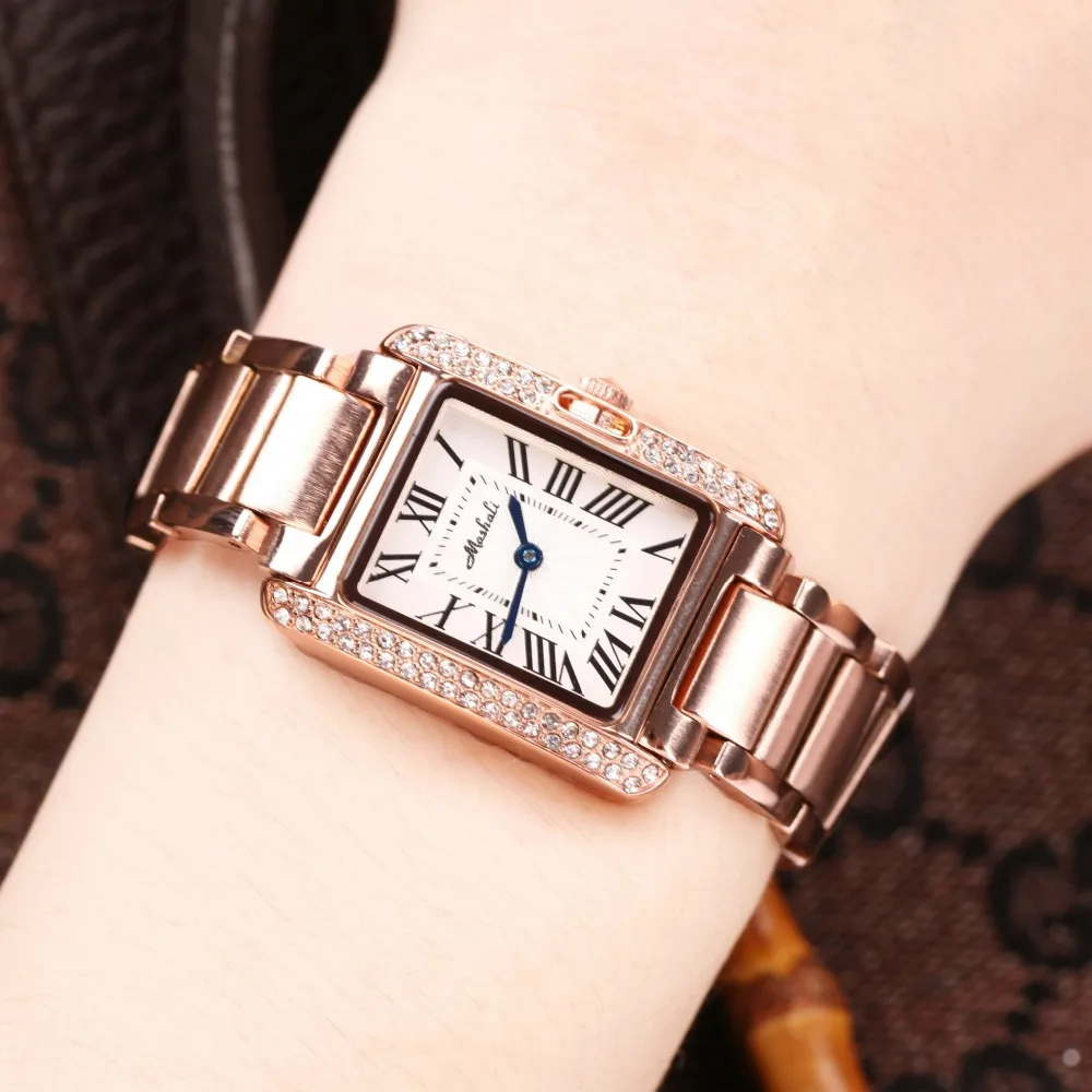 Продвижение машали женские часы Топ бренд Роскошные повседневные кварцевые дамы