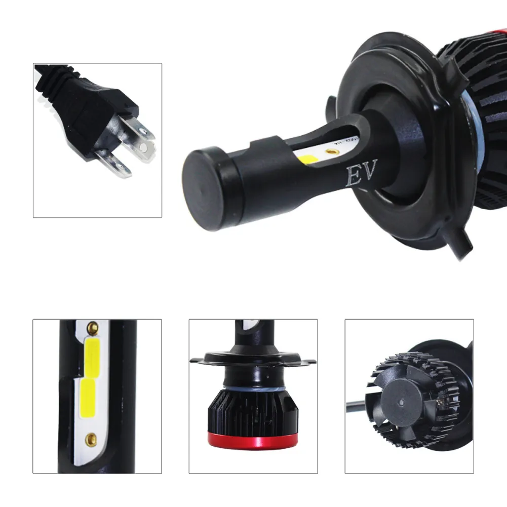 Автомобильные аксессуары 2x Φ Mini H4 200W 22000LM яркая лампа для фар головного света 6000K
