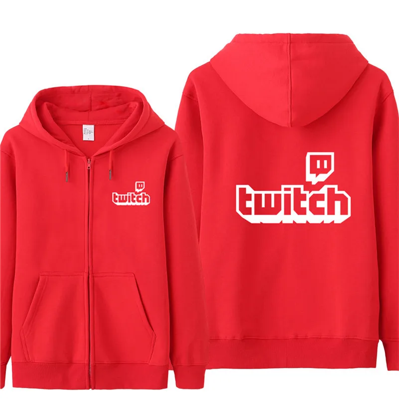 Осень Twitch Channel толстовки Толстовка мужская мода пальто пуловер флисовый пуловер унисекс человек Twitch толстовки HS-028 - Цвет: as picture