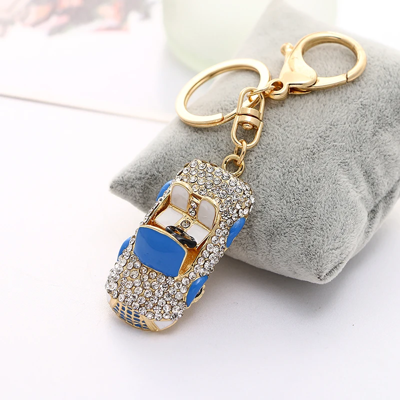 Крутая родстер спортивный автомобильный кошелек Хрустальная подвеска модный