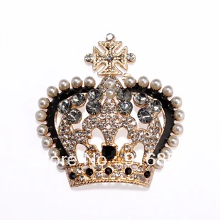 Бесплатная доставка 1 шт./лот Золотая императорская корона окуня блестящие