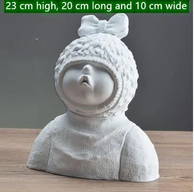 

European children's character avatar statue crafts, creative birthday gifts, home desktop decoration supplies, office small orna