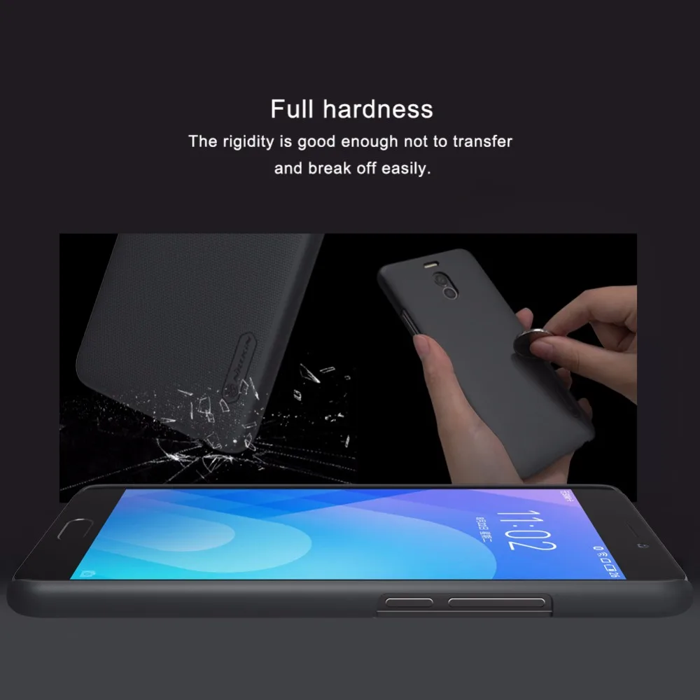 Чехол для Meizu M6 Note чехол 5.5 дюймов Nillkin матовое PC Пластик твердый переплет с Экран