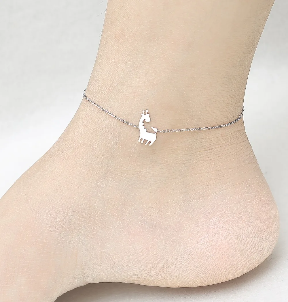 Из нержавеющей стали ножной Кот Единорог зебра жираф лев дерево медведь слон