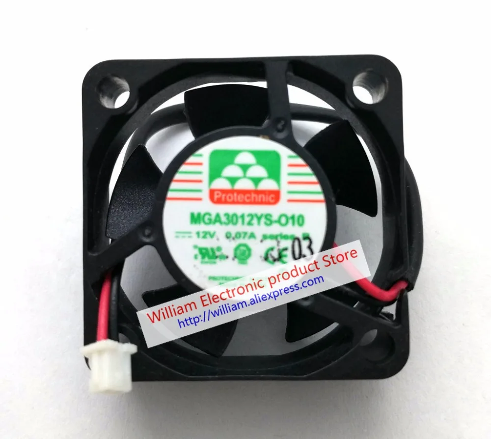 Новый оригинальный FONSONING MGA3012YS O10 DC12V 0.07A 30*30*10 мм 2 линии на жестком диске