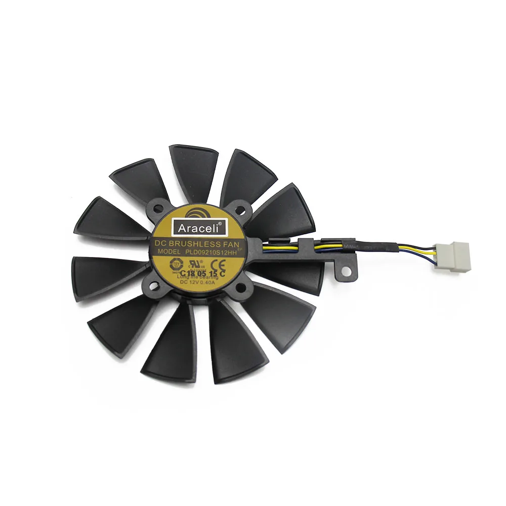 Вентилятор охлаждения 87 мм для ASUS GTX1060 1070 Ti RX 470 570 580 PLD09210S12HH 28 | Компьютеры и офис