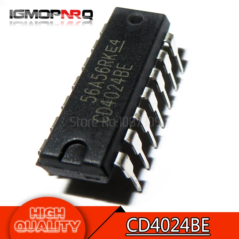 10 шт. CD4020BE CD4023BE CD4021BE CD4024BE CD4026BE CD4027BE DIP - Цвет: CD4024BE
