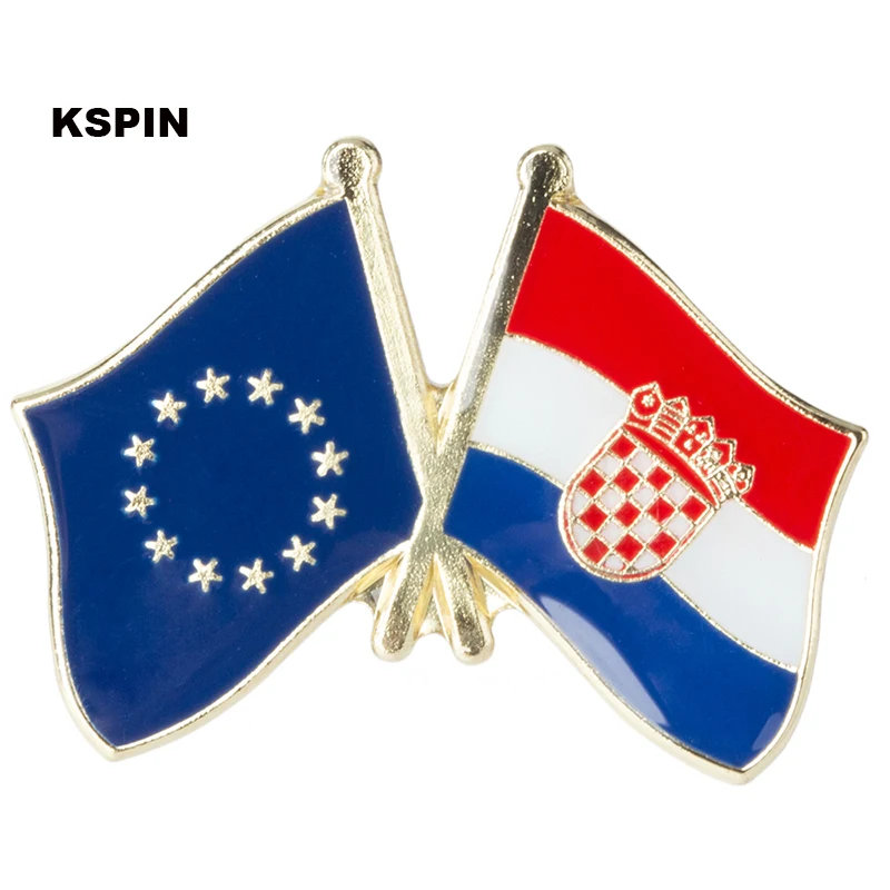 Европейский союз Шотландия флаг дружбы значок pin 10 шт в партии XY0045|flag badge|badge badgeslot