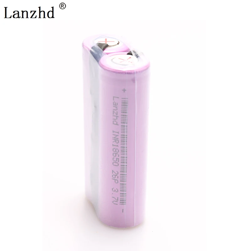 8-52PCS 18650 INR18650 аккумуляторная батарея DIY никелевые листы батарея 18650 батареи разряда 2600mAh литий-ионная 3,7 V