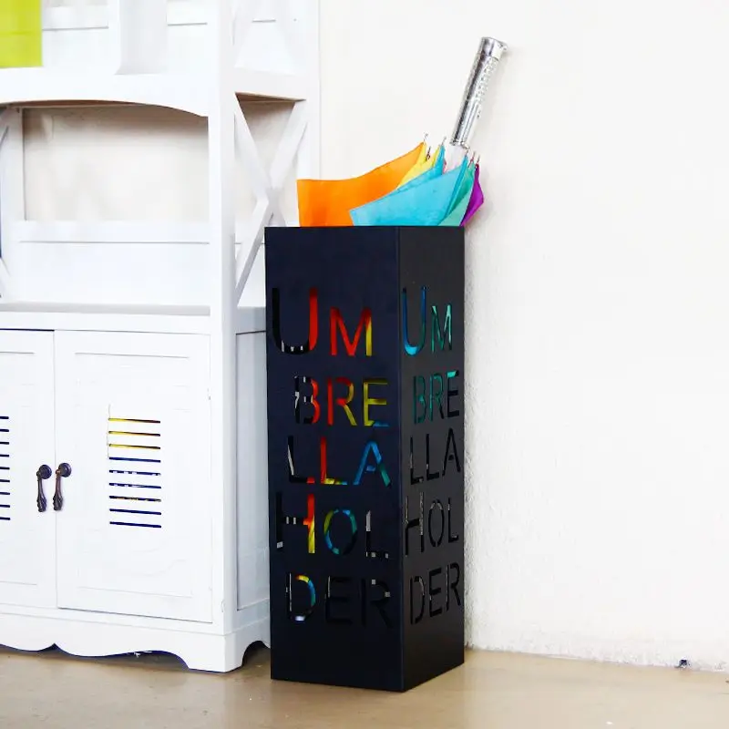 Креативная подставка для зонта модная железная дома и офиса стойка с надписью