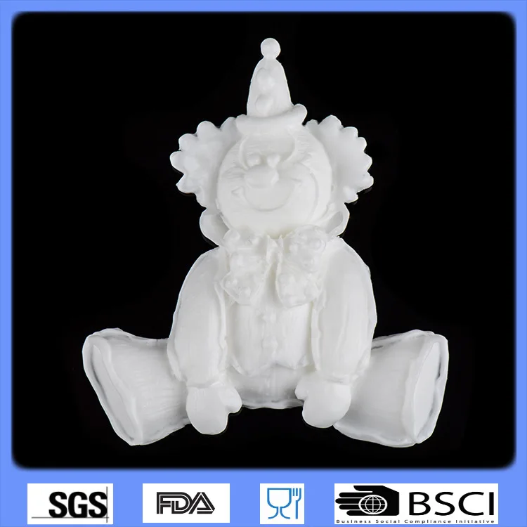 3D силиконовая форма для выпечки в форме клоуна инструмент помадки торта