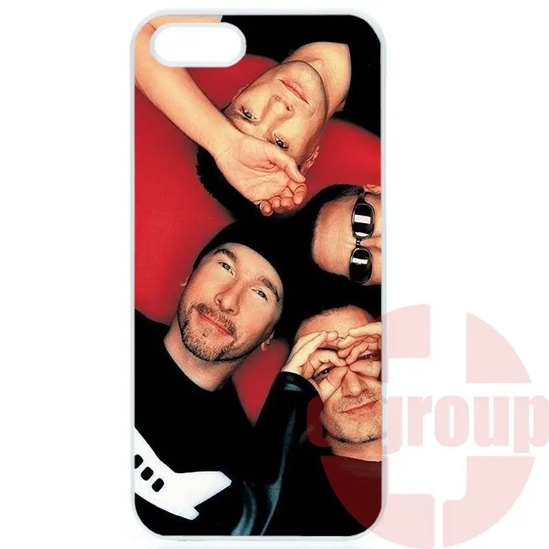 Охватывает Капа Боно U2 Группа Для Apple iPhone 4 4S 5 5C SE 6 S 7 Плюс 4.7 5.5 iPod Touch |