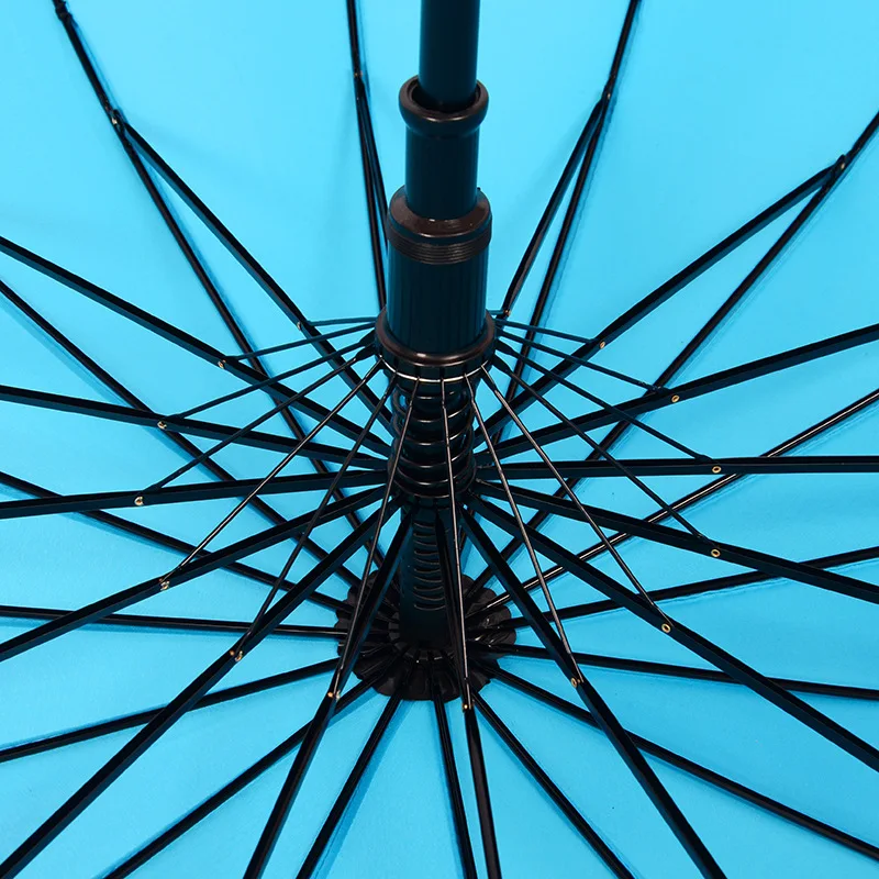 LDAJMW Высокое качество 16 кости зонтик с прямой ручкой Цвет Радужный мульти