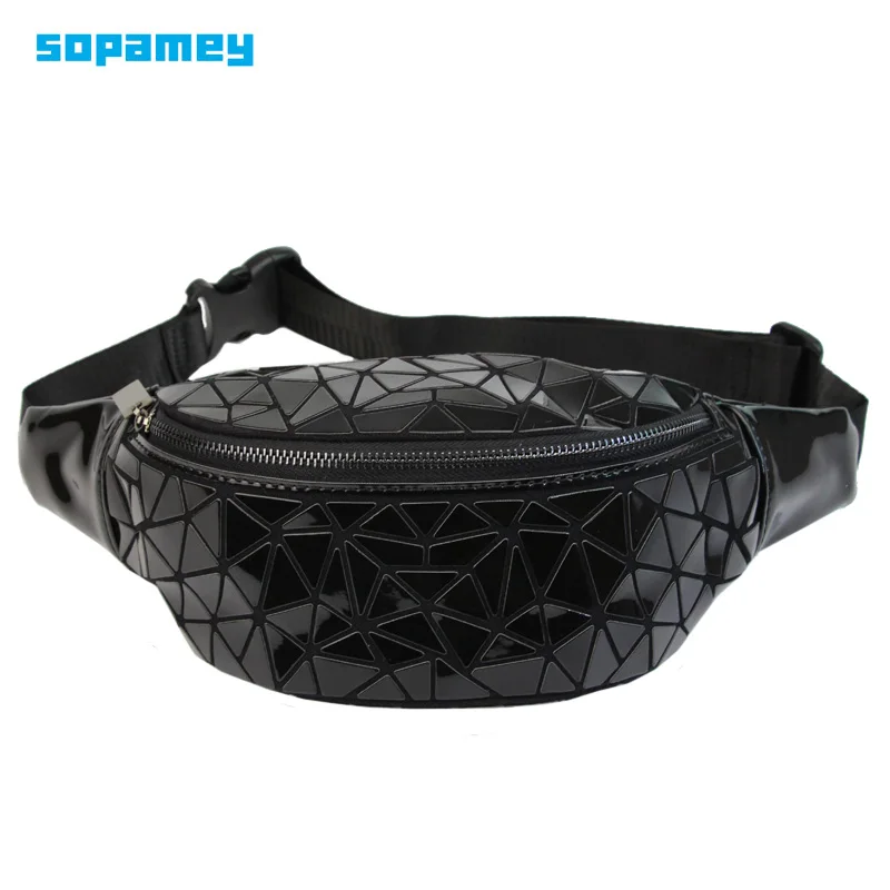 Модные поясные сумки для женщин забавные черные сумочки на ремне роскошные