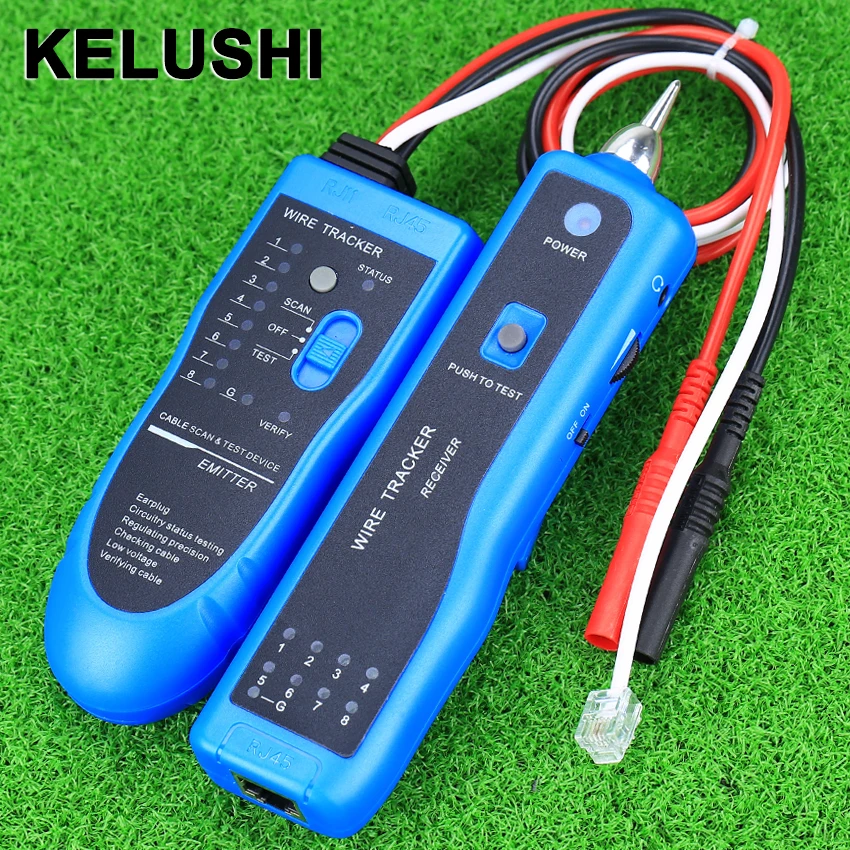 KELUSHI NF-889 сетевой/телефонный RJ11/RJ45 Кабельный тестер Wrie Tracker | Компьютеры и офис