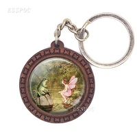 frog and fairy keychain mermaids pearl wild swans keyring