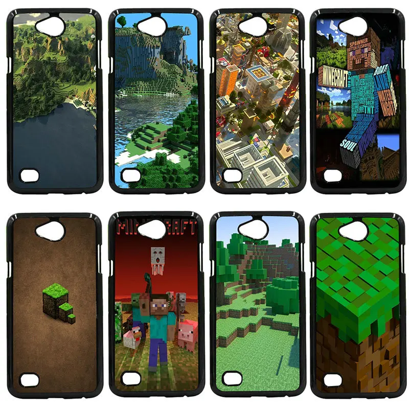 Чехлы для телефонов с крипером Minecraft LG L Prime G2 G4 G5 G6 G7 K4 K8 K10 V20 V30 2017 Nexus 5 6 5X Pixel Shell