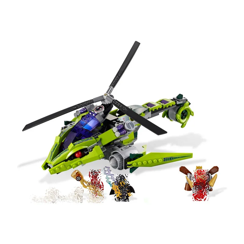 Bela 9757 330Pcs Toys for children self-locking bricks Compatible Toysing Ninja Rattlecopter education model Building Blocks | Игрушки и
