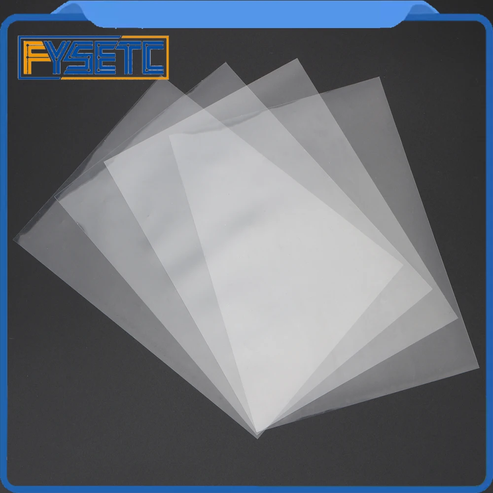 4 листа пленка FEP 140x200x0 1 мм DLP LCD SLA полимерный принтер для дубликатора Wanhao D7 Proniks KLD
