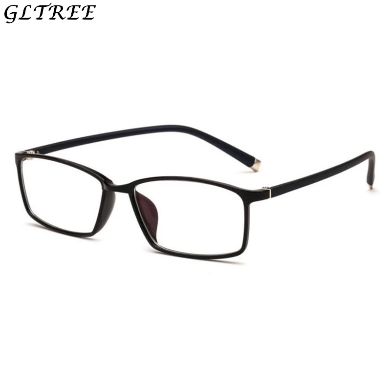 

GLTREE Fashion TR90 Square Frame Sunglasses Women Spectacles Men Glasses 2019 Optical Myopia New Computer Eyeglasses Oculos G146