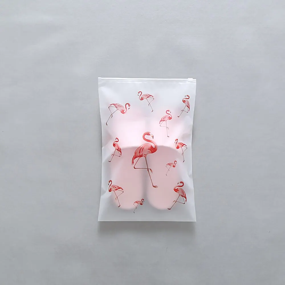 Flamingo 24x35cm Водонепроницаемый шкаф на молнии, нижнее белье, обувь, гардероб, Сортировочная сумка, органайзер для багажа, Женский органайзер для макияжа, сумка для хранения, новинка - Цвет: Flamingo 24x35cm