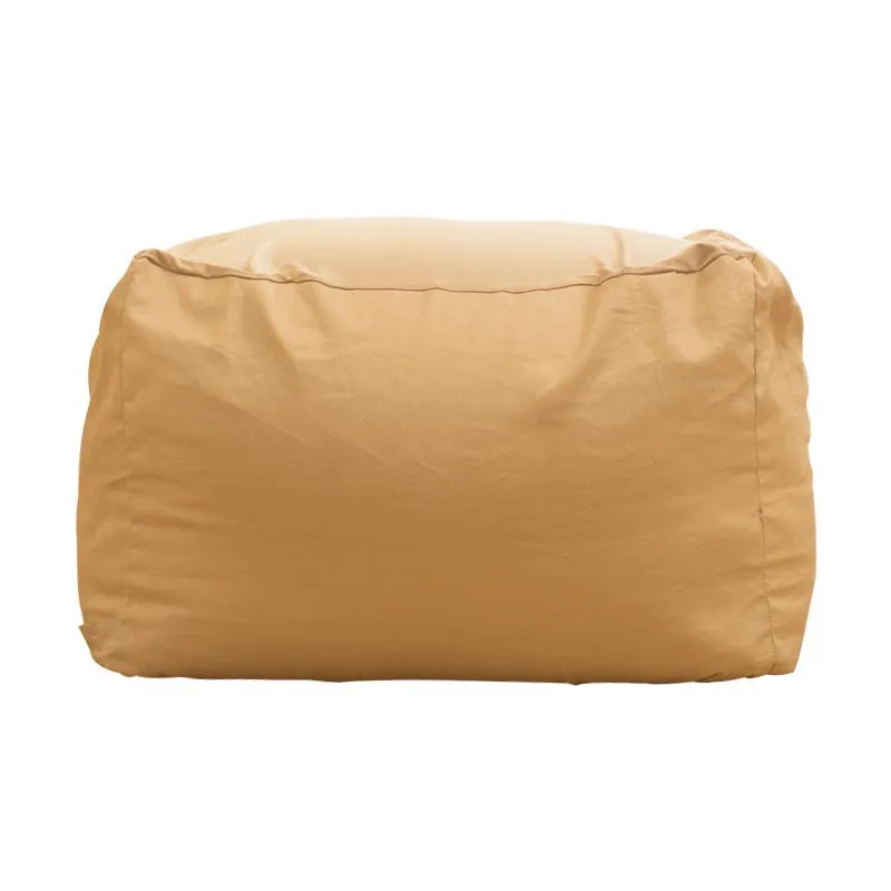 small size Beige Chpermore одиночный маленький диван-фасоль сумка ленивый диван Удобная гостиная Досуг фасоли мешок диван креативный японский стул для татами - Цвет: small size Beige