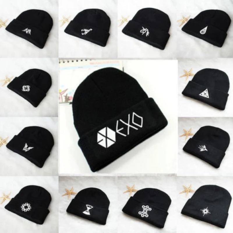 Mainlead Kpop EXO Вязаная Шапка Лыжная Baekhyun Chanyeol Созвездие