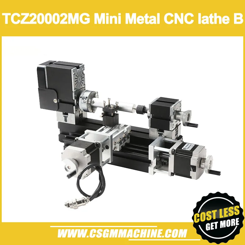 TZC20002MG мини металлический токарный станок с ЧПУ B/Mach3 CNC увеличивающий токарный станок/CNC DIY токарный станок
