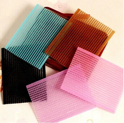 2015 4*bags(8pieces) hot sell Bangs fixed Seamless Magic Paste Posts Hair Sticker Clip Tape Fringe Patch random cdlz0407 |
