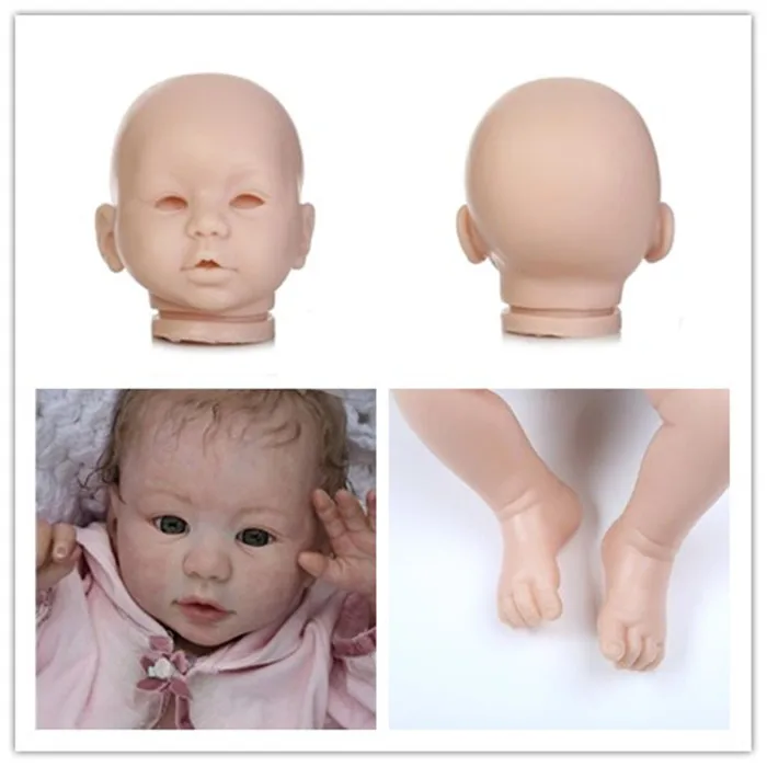 NPK 55 см набор reborn moldels мягкий силиконовый Reborn kit 2" reborn doll kits виниловый набор reborn sin pintar baby doll аксессуары
