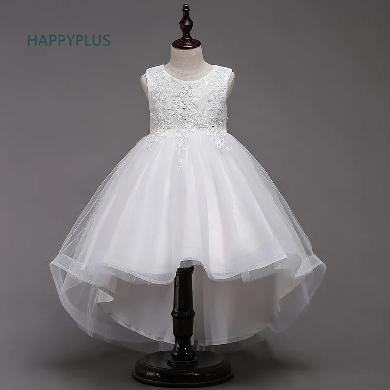 HAPPYPLUS/белое, розовое, красное детское платье для свадьбы с вышивкой; бальное платье для девочек; торжественное платье для девочек-подростков