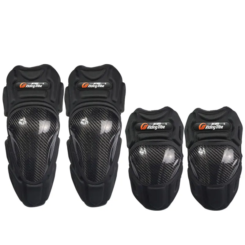 4PCS PRO-BIKER мотоцикл колено налокотник мото гоночная Экипировка Броня Мотокросс езда внедорожная грязь Мотоцикл Велоспорт Колено защита - Цвет: 4PCS