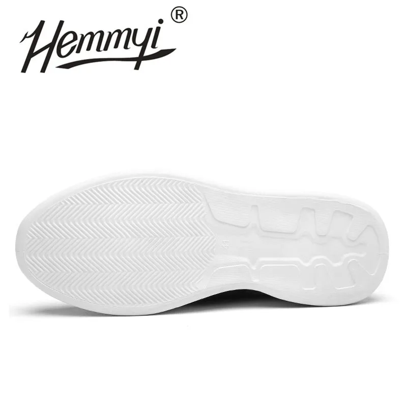 Hemmyi с волнообразным краем Zapatos De Hombre без застежки сетчатым верхом дышащая