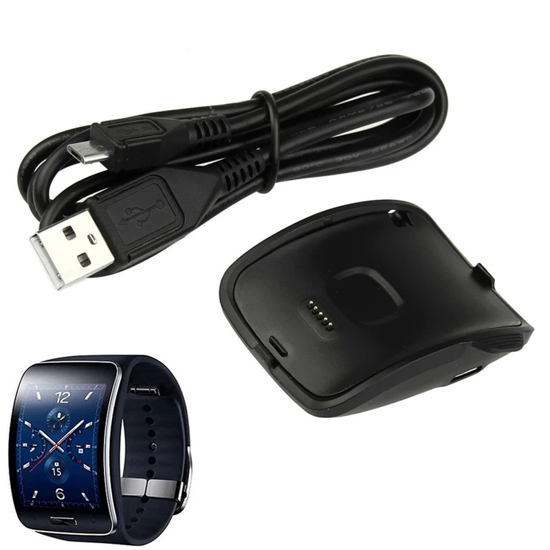 Зарядное устройство USB док-станция для Samsung Galaxy Gear S Smart Watch SM-R750 FM | Электроника