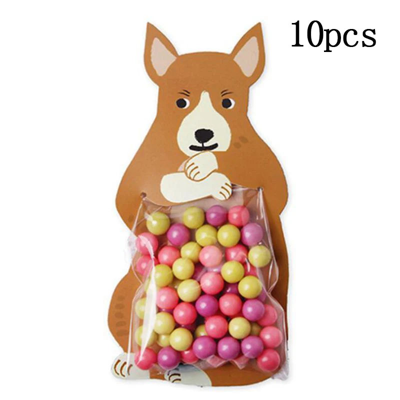 kangaroo candy bag 12 шт. бумажные подарочные пакеты в виде единорога, упаковка для конфет в западном стиле, вечерние подарочные пакеты на день рождения, маслостойкая упаковочная сумка - Цвет: kangaroo candy bag
