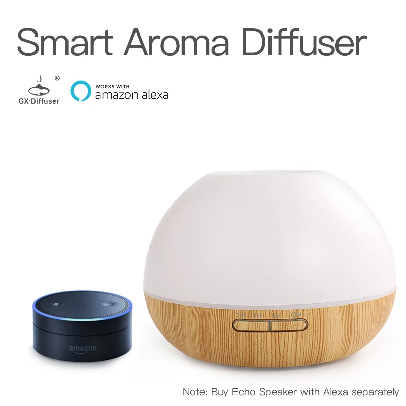GX. Diffuser Timer 300 мл Amazon WiFi APP ультразвуковой аромадиффузор Электрический увлажнитель