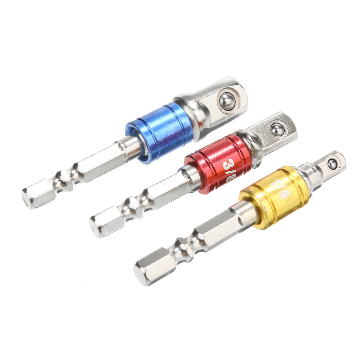 Новинка 3 шт. адаптер для гнезда сверла ударного драйвера шестигранный хвостовик