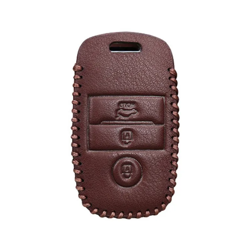 Кожаный чехол для автомобильного ключа KIA Rio Sportage R 4 2014 Ceed Sorento Cerato K2 K3 K4 K5 KX3 KX5 K3S Optima