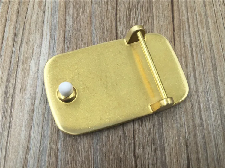 Пряжка для ремня из твердой латуни мужчин и женщин набор 2 пряжек кожаного с