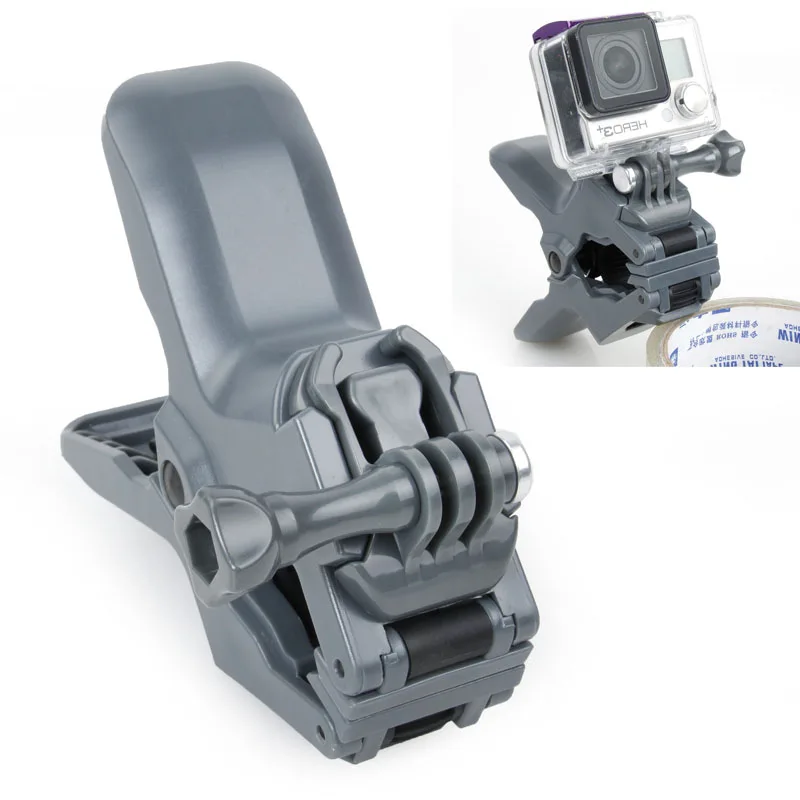PULUZ Jaws гибкий зажим с пряжкой и винтом большого пальца для GoPro, других спортивных камер