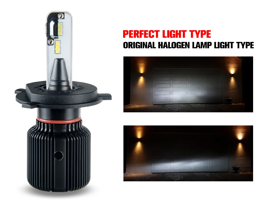 Aceersun H7 H4 светодиодный H11 H4 H7 H13 5 стороны освещение светодиоды с чипом CSP HB3 9005 9006 HB4 40 Вт 8000LM светодиодный Автомобильные фары лампы 12 V 24 V 6500 k