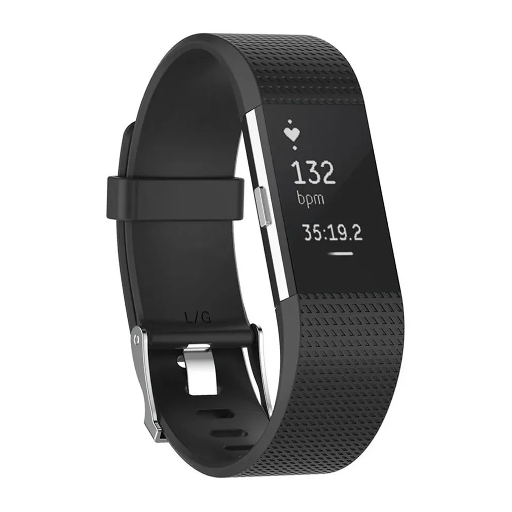 Для fitbit charge2 полоса 3D Сменные ремни Полоса мягкий силиконовый Смарт часы