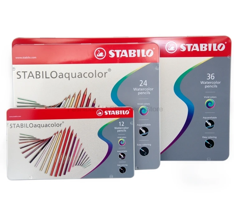 Профессиональный цветной карандаш Stabilo 1612/1624/1636 толщиной 2 8 мм яркие цветные