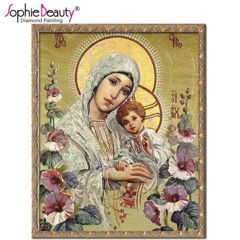 Sophie Beauty Алмазная картина вышивка крестиком кристалл полный квадратный рисунок