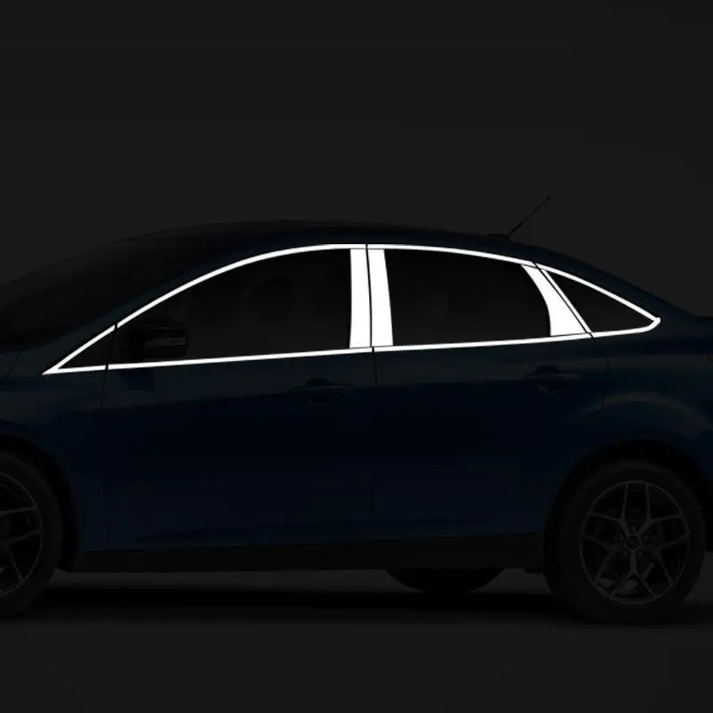 Оконные автомобильные декоративные изменение стиля автомобиля чехлы стикер