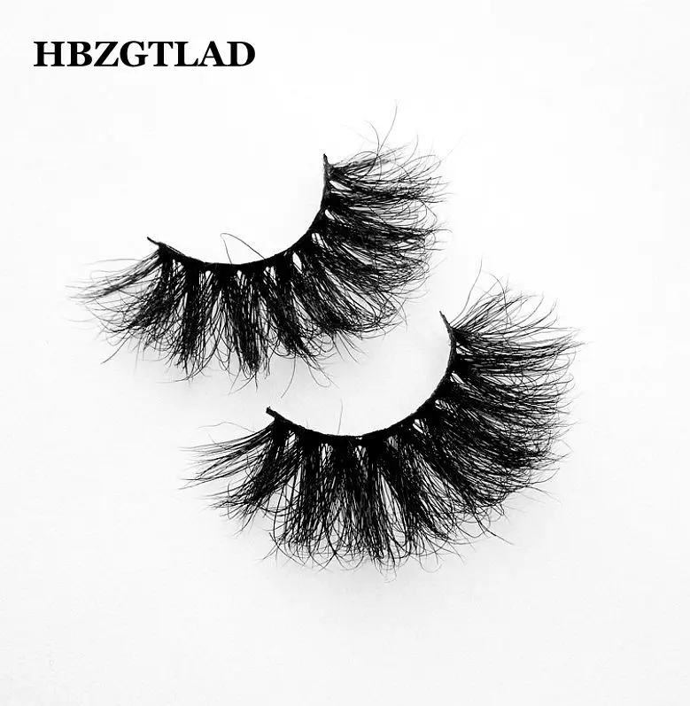 005 HBZGTLAD, 25 мм, длинные 3D норковые ресницы, удлиненная длина, норковые ресницы, большие драматические норковые ресницы,, ручная работа, искусственные ресницы - Цвет: 005
